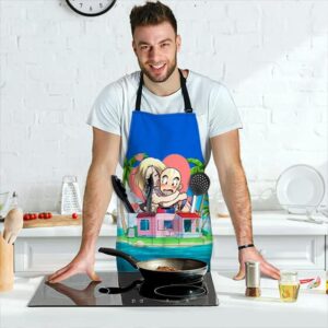 Android 18 Love Krillin Dragon Ball Z Cute and Awesome Apron