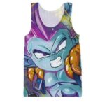 Angry Gotenks Fusion Dance Graffity Art 3D Tank Top