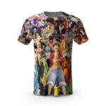 Anime Characters One Piece Death Note Gintama Naruto Dragon Ball 3D T-Shirt