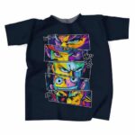 Anime Luffy Goku Naruto Saitama All Might Art Tees
