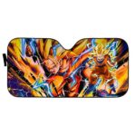 Awesome DBZ Goku Super Saiyan 3 Windshield Sun Shade