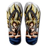 Awesome Fierce Goku SSJ2 Dragon Ball Thong Sandals