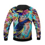 Azure Omnipotence Super Saiyan God SS Vegito Print Hoodie