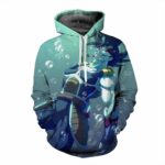 Bardock the Father of Goku in the Green Water HD Stylish DBZ Hoodie