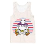 Big Hero 6 Baymax in Majin Buu Cosplay Costume Tank Top - Saiyan Stuff