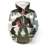 Black Goku Super Strong Future Villain DBS Tea Time Dope 3D Hoodie