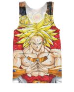 Broly Super Saiyan King Graphic 3D Stylish Tank Top - Saiyan Stuff