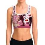 Bulma Anime and Manga Dragon Ball Cool and Cute Sports Bra