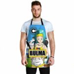 Bulma Capsule Corporation Background DBZ Awesome Cool Apron