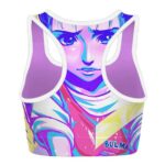 Bulma Pop Art Dragon Ball Z Colorful and Cool Sports Bra
