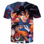 Bulma Yamcha Angry Kid Goku One of a Kind Dragonball 3D T-Shirt - Saiyan Stuff