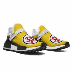 Cool DBZ Kid Gohan Han Kanji Yellow Cross Training Shoes