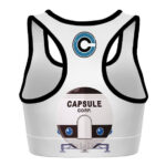 Capsule Corporation Dragon Ball Z Cool Awesome Sports Bra