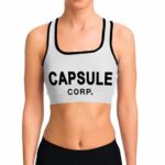 Capsule Corporation Dragon Ball Z Cool Awesome Sports Bra