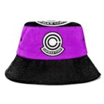 Capsule Corporation Dragon Ball Z Purple Black Bucket Hat