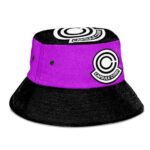 Capsule Corporation Dragon Ball Z Purple Black Bucket Hat