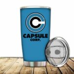 Capsule Corporation Logo Dragon Ball Z Powerful Cool Tumbler