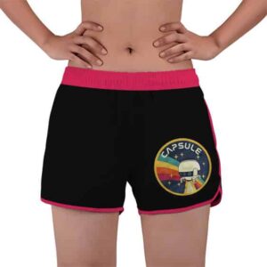 Capsule Corporation NASA Parody Dragon Ball Z Beach Shorts