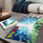 Cell Saga Z Fighters Team Dragon Ball Z Landscape Puzzle