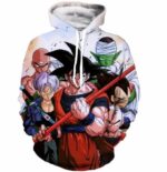 Cell Saga Goku Z-Fighters Warriors Characters Cool 3D Hoodie - Saiyan Stuff