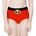 Chibi Krillin Dragon Ball Z Women's High-Waist Underwear
