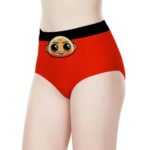 Chibi Krillin Dragon Ball Z Women's High-Waist Underwear