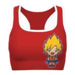 Chibi SSJ Goku Shenron Dragon Ball Z Cute Awesome Sports Bra