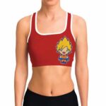 Chibi SSJ Goku Shenron Dragon Ball Z Cute Awesome Sports Bra