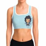 Chibi Vegeta Shenron Dragon Ball Z Cute Awesome Sports Bra