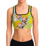 Chibi Vegito Gogeta and Gotenks Dragon Ball Cute Sports Bra
