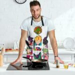 Chibi Z Fighters and Villains Dragon Ball Z Powerful Apron