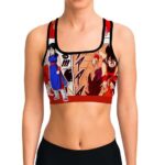 Chichi Anime and Manga Dragon Ball Cool Awesome Sports Bra