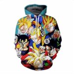 Classic Dragon Ball Z Son Gohan Character Stylish Cool 3D Hoodie - Saiyan Stuff - 1
