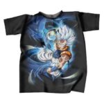 Cool DBZ Ultra Instinct Gogeta Art Black T-Shirt