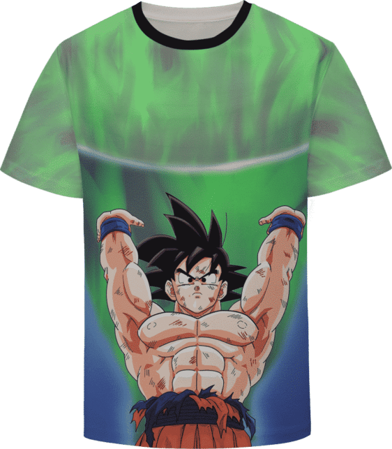 Dragon Ball Goku Spirit Bomb Destruction Skill Streetwear Design T-Shirt