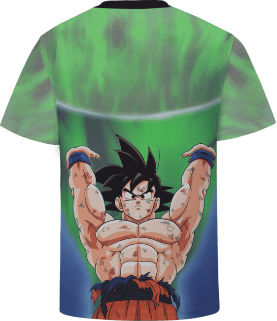 Dragon Ball Goku Spirit Bomb Destruction Skill Streetwear Design T-Shirt