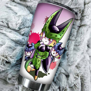 Cute Chibi Perfect Cell And Cell Juniors Art DBZ Tumbler