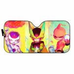 Cute Chibi Villains Frieze Cell And Kid Buu Car Sun Shade