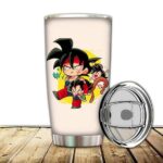 DBS Cute Chibi Bardock With Baby Goku And Raditz Tumbler