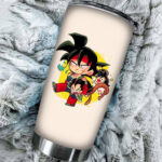 DBS Cute Chibi Bardock With Baby Goku And Raditz Tumbler