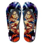 DBS Goku Achieving The Ultra Instinct Form Flip Flop Slippers