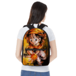 DBZ Adorable Pan Holding A Dragon Ball Cool Backpack