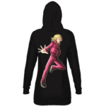 DBZ Android 18 Beautiful And Cute Minimalist Black Hoodie Dress