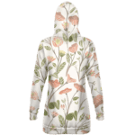 DBZ Android 21 Base Form Elegant Floral Hoodie Dress