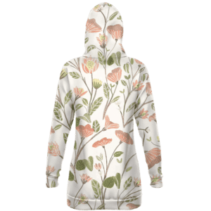 DBZ Android 21 Base Form Elegant Floral Hoodie Dress