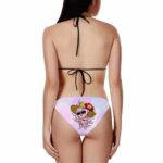 DBZ Android 21 Chibi Summer Watercolor Pink Two Piece Bikini
