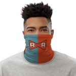 DBZ Android 21 Fan Art Red Ribbon Face Covering Neck Gaiter