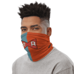 DBZ Android 21 Fan Art Red Ribbon Face Covering Neck Gaiter