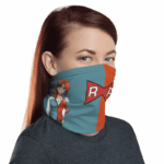 DBZ Android 21 Fan Art Red Ribbon Face Covering Neck Gaiter