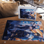 DBZ Bulma Vegeta Futuristic Artwork Awesome Portrait Puzzle